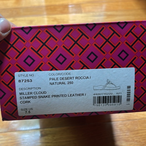 Tory Burch Miller Cloud Pale Desert Roccia - Picture 3 of 3